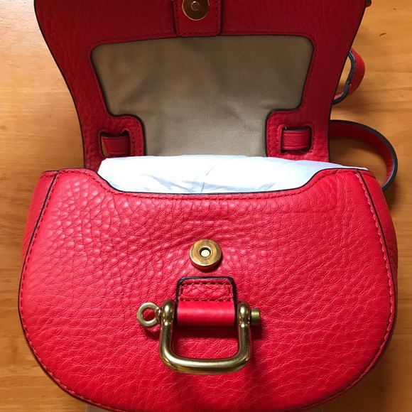 J. Crew Red Mini Rider Bag - Picture 3 of 8